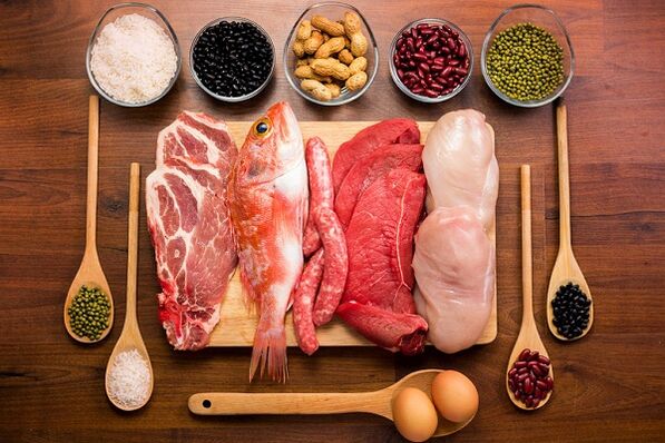 mäso a rybie výrobky sú indikované na zápal prostaty